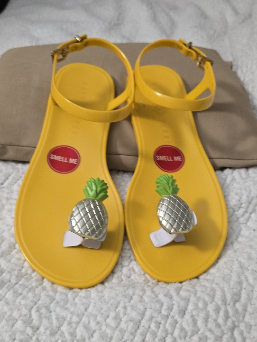 Katy Perry Collections Yellow Pineapple Jelly Sandals
